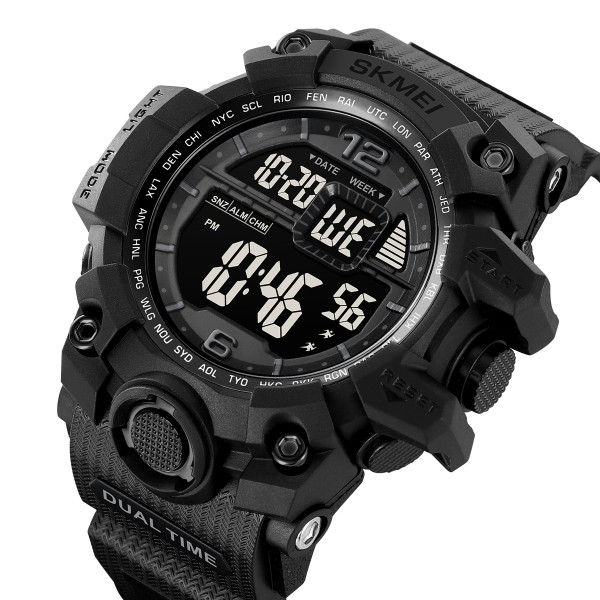Годинник наручний Skmei 2245BKBK Black-Black