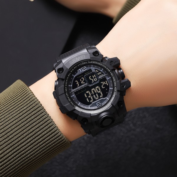 Годинник наручний Skmei 2245BKBK Black-Black