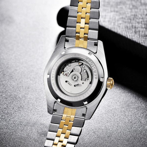 Годинник наручний Pagani Design PD-1645 Silver-Gold-Brown
