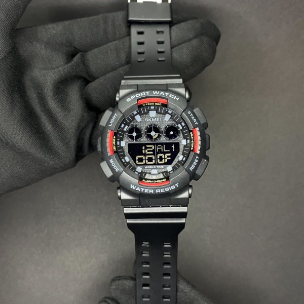 Годинник наручний Skmei 1857RD Black-Red