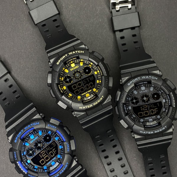 Годинник наручний Skmei 1857BU Black-Blue