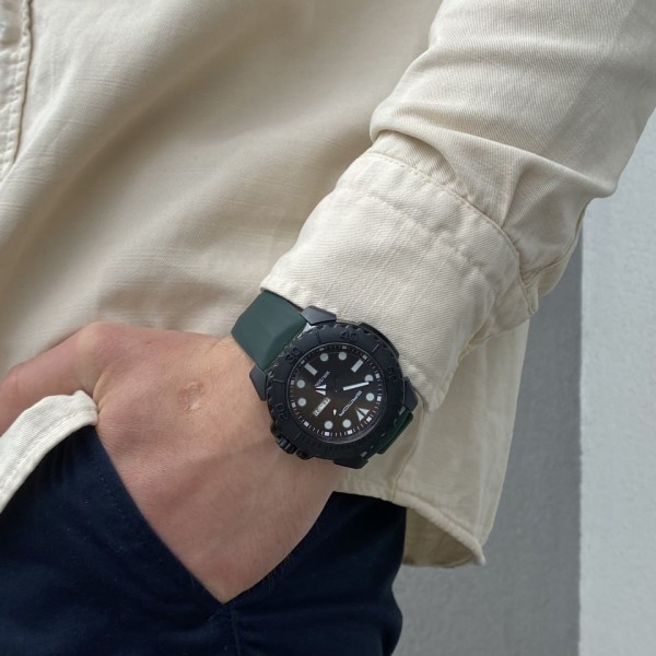 Годинник наручний Sanda 3118 Black-Blue