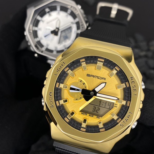 Годинник наручний Sanda 3167 Gold