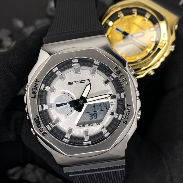 Годинник наручний Sanda 3167 Gold