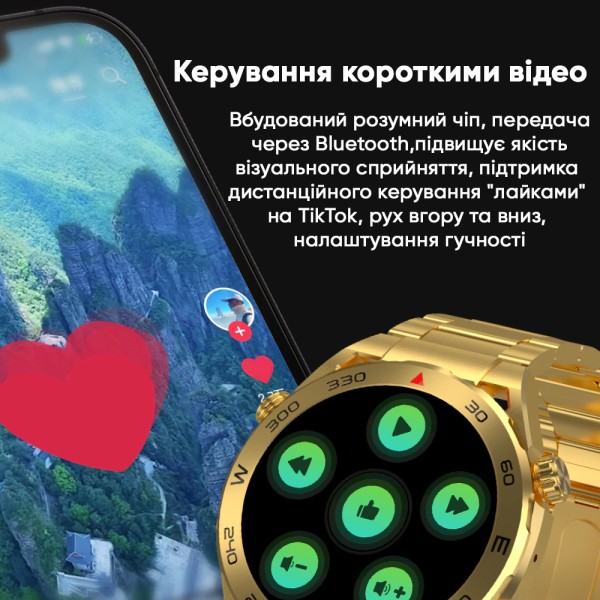 Смарт-годинник SK4 Ultimate Gold