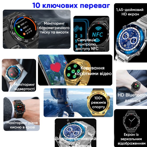 Смарт-годинник SK4 Ultimate Gold