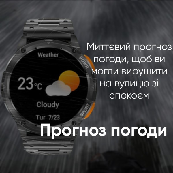 Смарт-годинник Modfit Base T2 Gold-Orange
