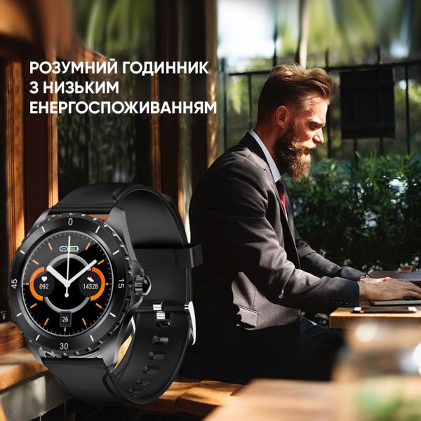 Смарт-годинник Modfit ProTrainer GPS Black