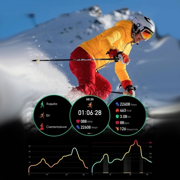 Смарт-годинник Modfit Expedition Compass Black