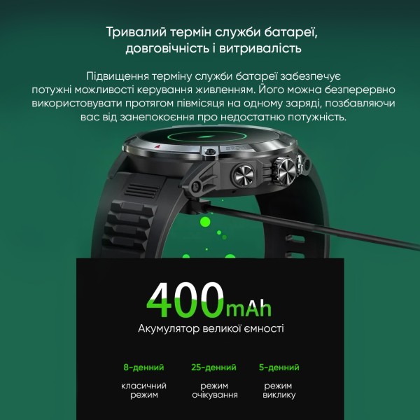 Смарт-годинник Modfit Expedition Compass Black