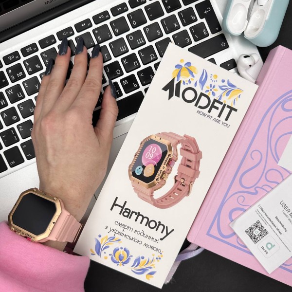 Смарт-годинник Modfit Harmony Gold-Pink
