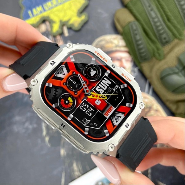 Смарт-годинник Modfit Navi Compass Silver-Black