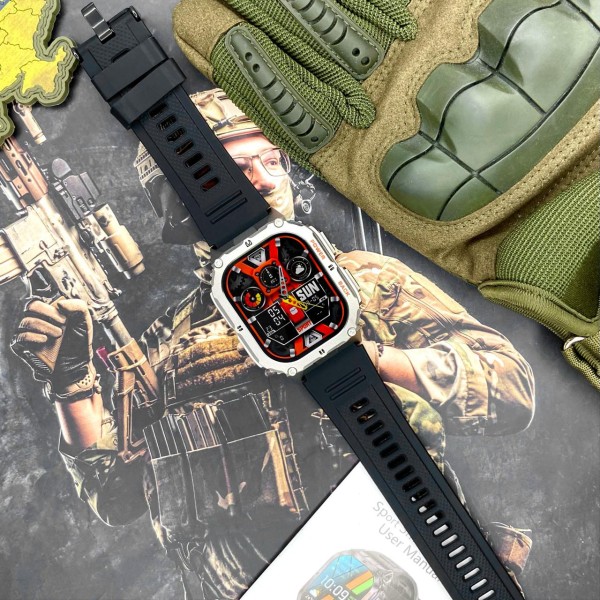 Смарт-годинник Modfit Navi Compass Silver-Black