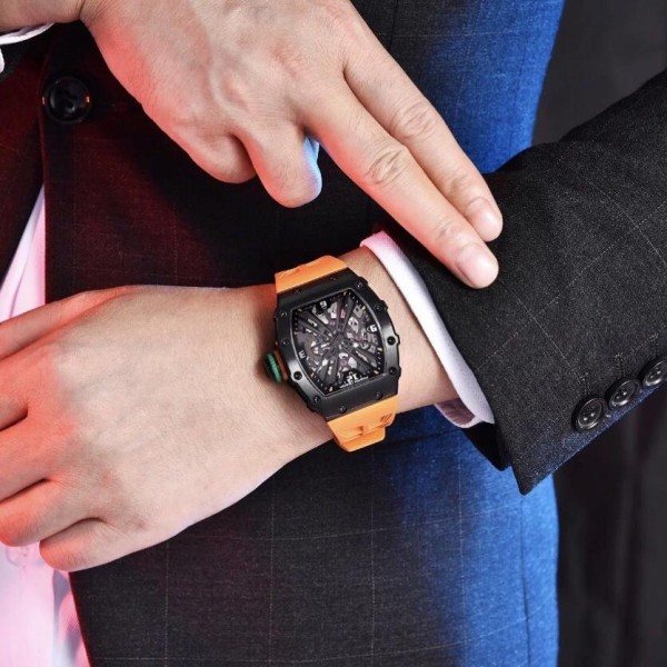 Годинник наручний Pagani Design PD-1738 Black-Orange