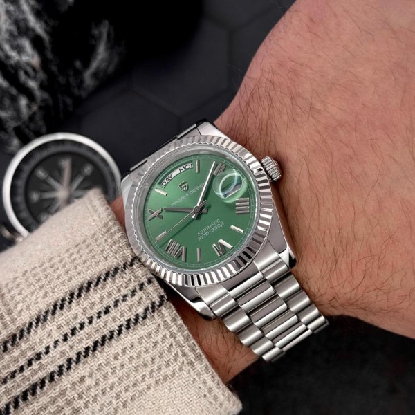 Годинник наручний Pagani Design PD-1752 Silver-Green
