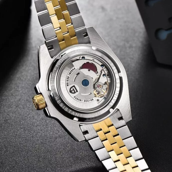 Годинник наручний Pagani Design PD-1662 Silver-Gold