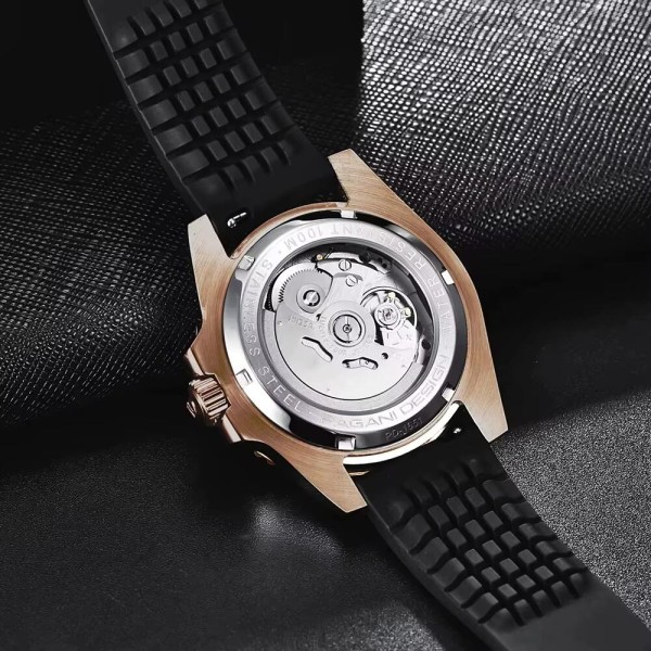 Pagani Design PD-1651 Gold-Black Silicone