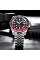 Годинник наручний Pagani Design PD-1662 Silver-Black-Red