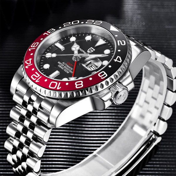 Годинник наручний Pagani Design PD-1662 Black-Red