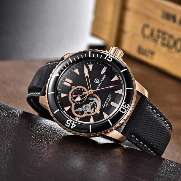 Годинник наручний Pagani Design PD-1674 Gold-Black