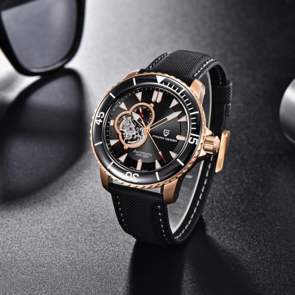 Годинник наручний Pagani Design PD-1674 Gold-Black