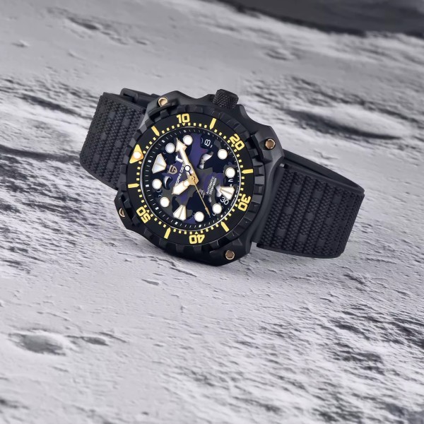 Годинник наручний Pagani Design PD-YN009 Black-Camo Blue