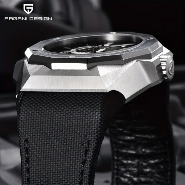 Годинник наручний Pagani Design PD-YS010 Silver-Black-Black