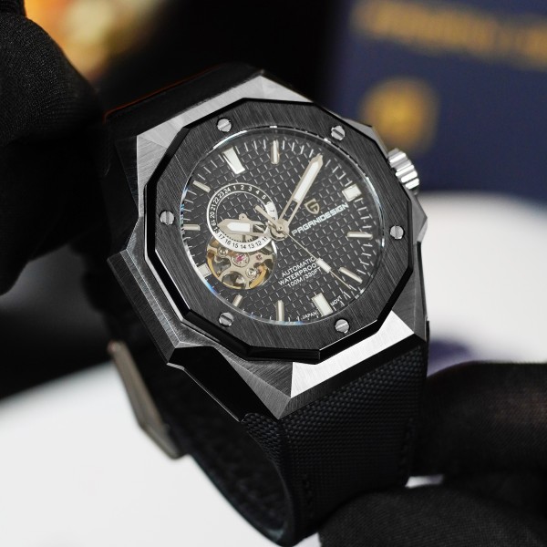 Годинник наручний Pagani Design PD-YS010 Silver-Black-Black