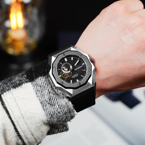 Годинник наручний Pagani Design PD-YS010 Silver-Black-Black