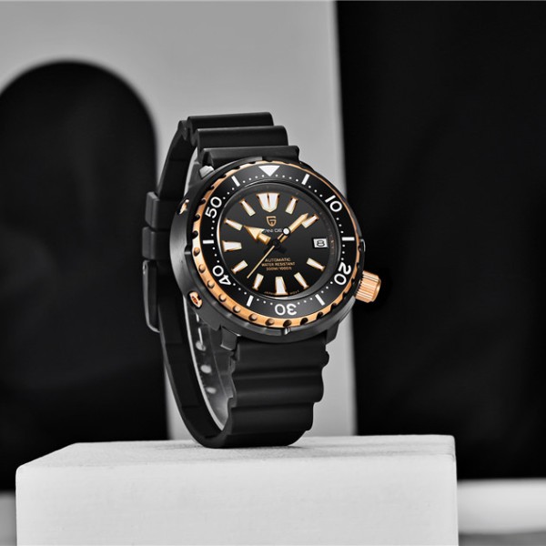 Годинник наручний Pagani Design PD-1695 Black-Gold