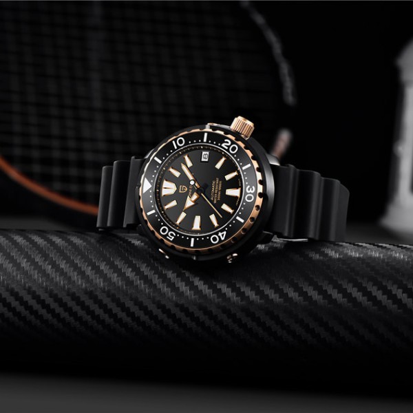 Годинник наручний Pagani Design PD-1695 Black-Gold