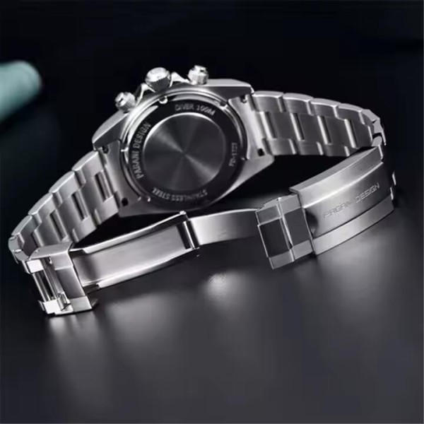 Годинник наручний Pagani Design PD-1727 Silver-Green