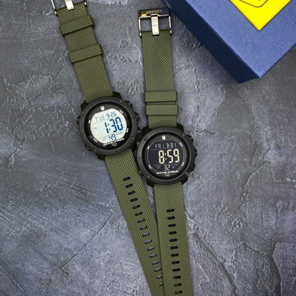 Часы наручные Awarder 032 Де би не був Army Green-Black-Black