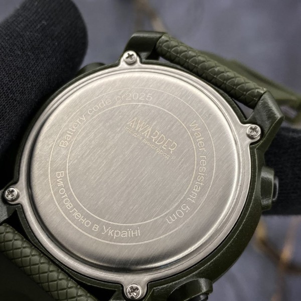 Часы наручные Awarder 032 Де би не був Army Green-Black-Black