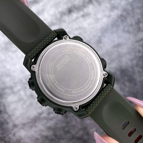 Часы наручные Awarder 033 Де би не був Black-Silver-Black