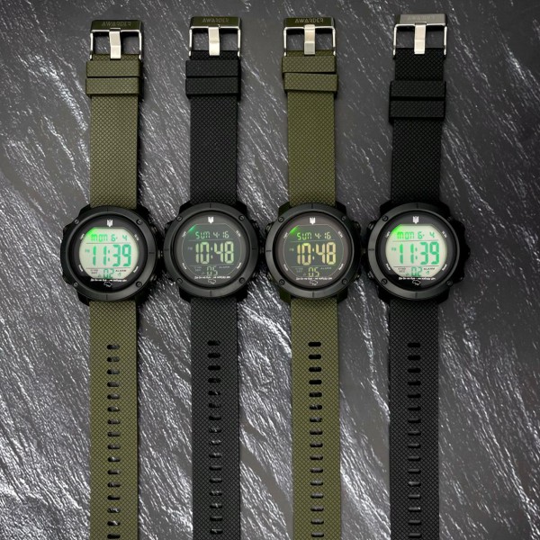 Часы наручные Awarder 032 Де би не був Army Green-Black-White