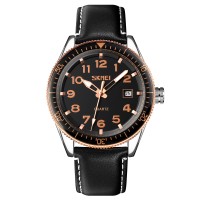 Годинник наручний Skmei 9232LRGBK Rose-Gold Black Leather Годинник наручний Skmei 9232LRGBK Rose-Gold Black Leather