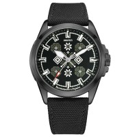 Awarder Embroidery Black-Army Green Black Battery 10ATM Awarder Embroidery Black-Army Green Black Battery 10ATM