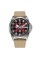 Awarder Embroidery Silver-Red Khaki Automatic 10ATM