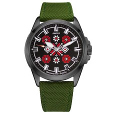 Awarder Embroidery Black-Red Green  Battery 10ATM