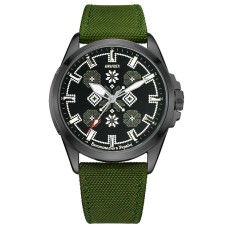 Awarder Embroidery Black-Army Green Green  Battery 10ATM