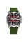 Годинник наручний Awarder Embroidery Silver-Red Green  Automatic 10ATM