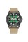 Awarder Embroidery Black-Green Khaki Battery 10ATM