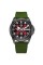 Awarder Embroidery Black-Red Green  Automatic 10ATM