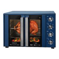 Електродуховка LIBERTON LEO-600 Dark Blue