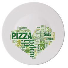 RONDA: Блюдо для піци 33см \"I LOVE GREEN\" 419320F77321752 BORMIOLI ROCCO