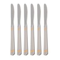 GIPFEL Ножі для столу DIADEM gold 6 шт. (нерж. сталь) 6251 GIPFEL