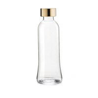 Пляшка графін скляна 1 л. золота кришка 11500117 GUZZINI