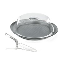 Тортівниця з лопаткою і кришкою акрилової 28см. 11260092 GUZZINI