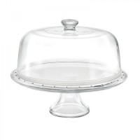 Тортівниця з кришкою 31см PALLADIO на ніжці 13504542 BORGONOVO